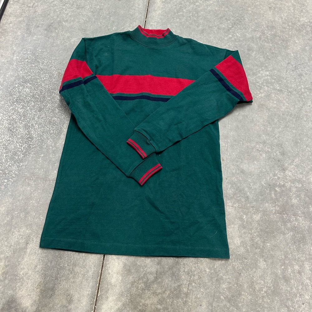 Vintage 80’s 90’s LL Bean L.L. Large mock turtleneck shirt USA made